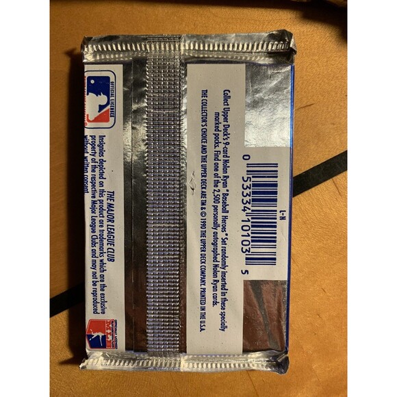 Upper Deck Major League Baseball 1991 Edition Packs - Find the "Nolan" - Picture 2 of 4